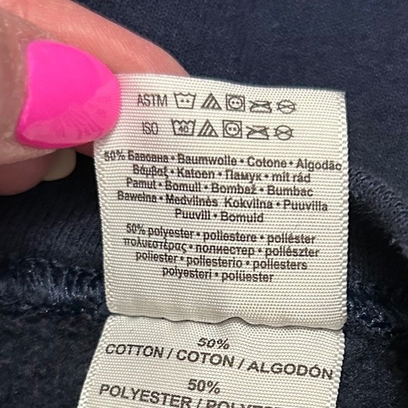 Lets Be Jolly Plus Size 3XL‎ Christmas Sweatshirt Blue Crew Neck Gildan - Picture 6 of 6